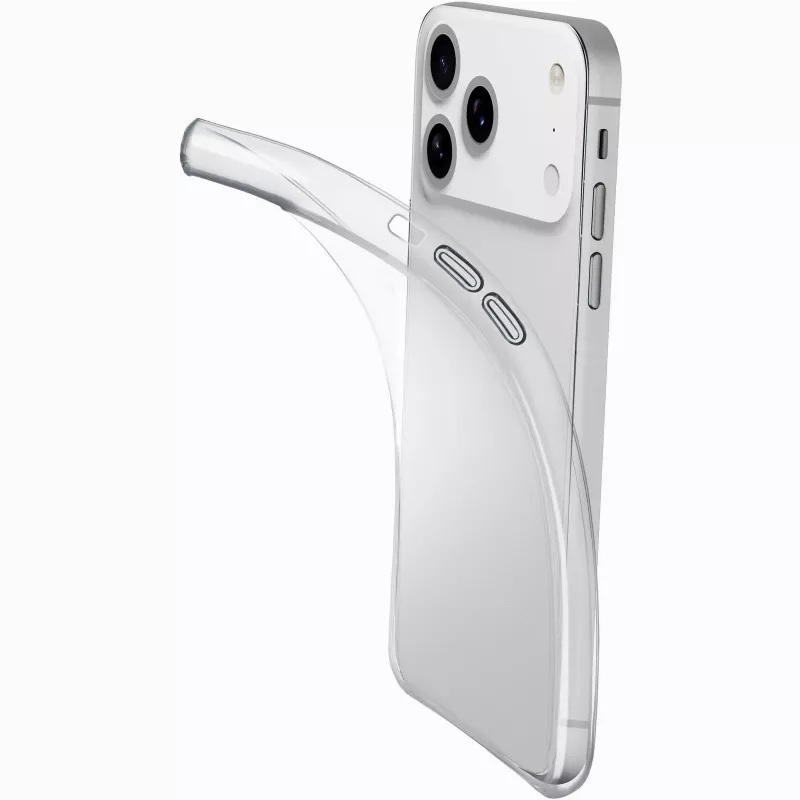 Cellularline Fine - iPhone 17 Pro, θήκη, Apple, iPhone 17 Pro, 16 cm (6,3 ίντσες), Διαφανές