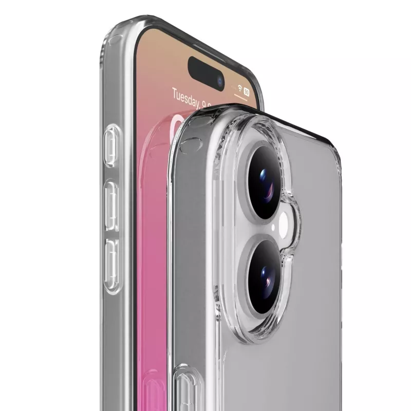 Cellularline Clear Protect – iPhone 17 Σκληρή θήκη με λαστιχένια άκρα