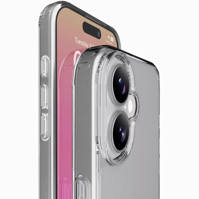 Cellularline Clear Protect – iPhone 17 Σκληρή θήκη με λαστιχένια άκρα