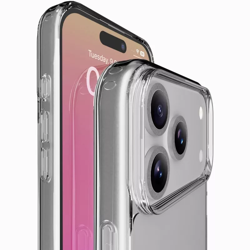 Cellularline Clear Protect - iPhone 17 Pro Σκληρή θήκη με λαστιχένια άκρα