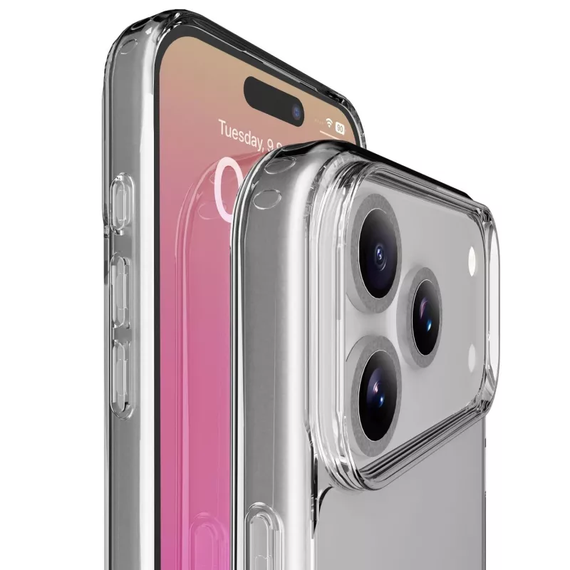 Cellularline Clear Protect - iPhone 17 Pro Max Σκληρή θήκη με λαστιχένια άκρα