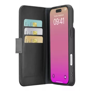 Cellularline Book Agenda – Θήκη βιβλίου με όψη δέρματος και μαγνητικό κλείσιμο για iPhone 17