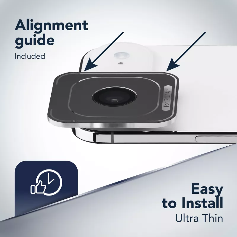 Cellularline Camera Lens Ring - iPhone Air Σκληρυμένο γυαλί για προστασία κάμερας