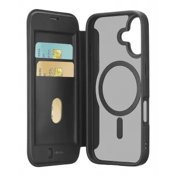 Cellularline Daily Mag - iPhone 17 Θήκη βιβλίου με ημιδιαφανές σκληρό πίσω μέρος, συμβατή με το οικοσύστημα Magsafe®