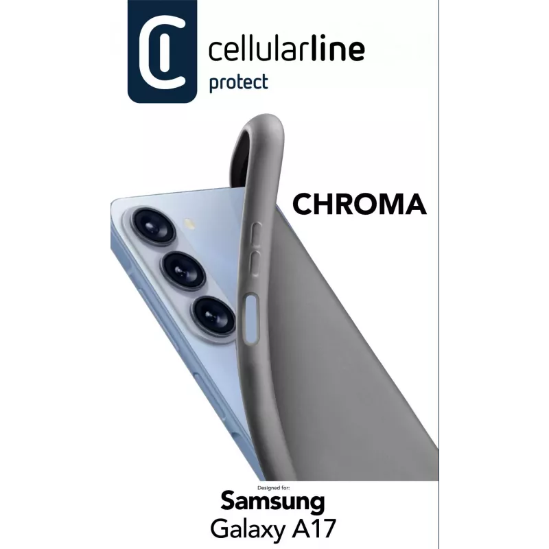 Cellularline Chroma - Galaxy A17 Πολύχρωμη μαλακή θήκη από καουτσούκ