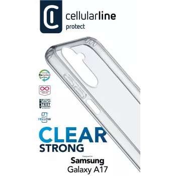 Cellularline Clear Strong – Galaxy A17 Σκληρή θήκη με λαστιχένια άκρα