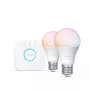 Philips Hue White and colour ambience Essential Starter-Kit: 2 έξυπνοι λαμπτήρες E27 (806 lm)