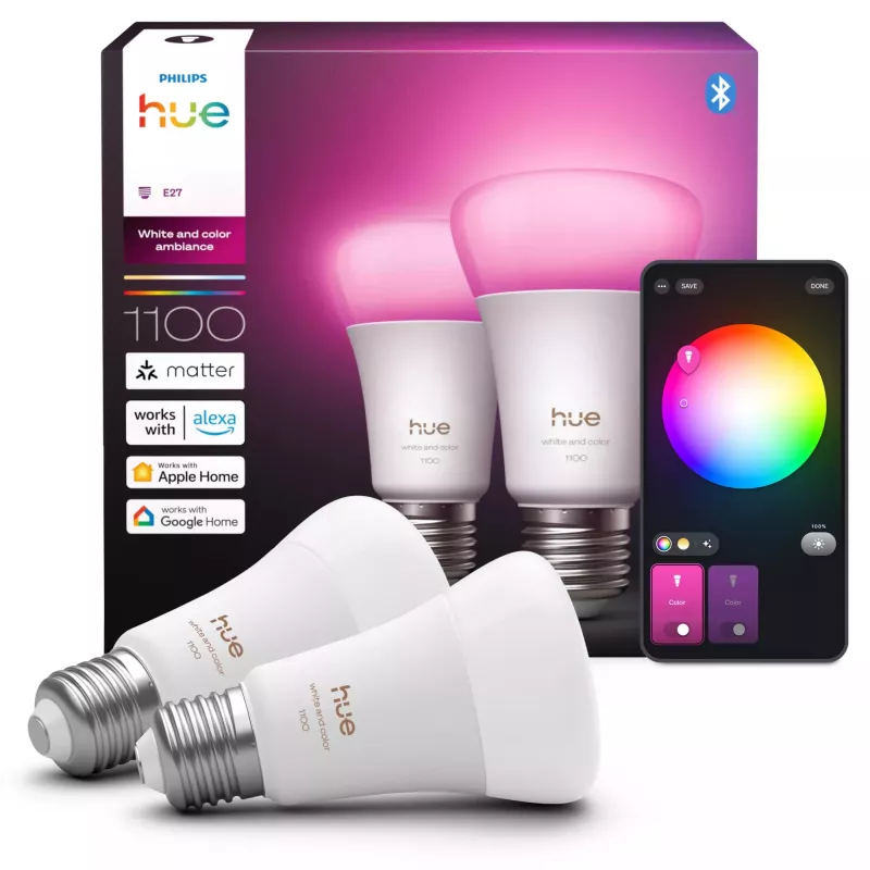 Philips Hue White and colour ambience A60 – E27 έξυπνος λαμπτήρας – 1100