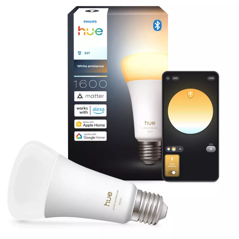 Philips Hue White ambience A67 – E27 έξυπνος λαμπτήρας – 1600