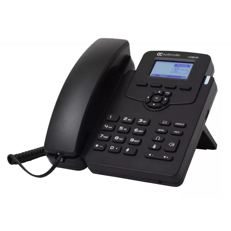 AudioCodes 405HD IP τηλέφωνο PoE GbE μαύρο