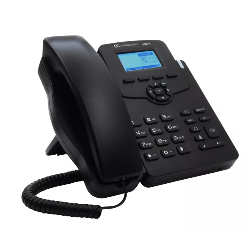 AudioCodes 405HD IP τηλέφωνο PoE GbE μαύρο