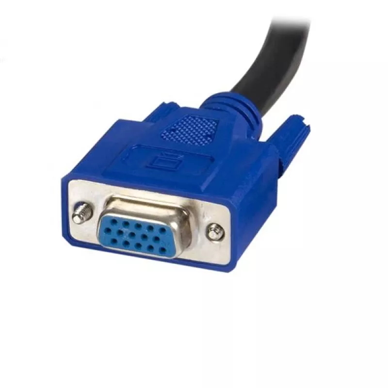 StarTech.com 10 ft 2-in-1 Universal Καλώδιο USB KVM, 3 m, USB, USB, VGA, Μαύρο, USB A + VGA