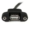 StarTech.com 1 ft Panel Mount Καλώδιο USB A σε A - F/M