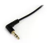 StarTech.com 30 cm λεπτό καλώδιο ήχου 3,5 mm jack σε γωνιακό στερεοφωνικό - M/M