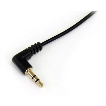 StarTech.com 30 cm λεπτό καλώδιο ήχου 3,5 mm jack σε γωνιακό στερεοφωνικό - M/M