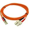 StarTech.com 2m καλώδιο οπτικών ινών - Multimode Duplex 50/125 - LSZH καλώδιο jumper οπτικών ινών - LC/SC