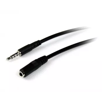StarTech.com 1m καλώδιο επέκτασης headset TRRS 4 ακίδων 3,5mm – βύσμα αρσενικό/υποδοχή θηλυκή