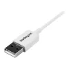 StarTech.com 2 m λευκό καλώδιο Micro-USB - A σε Micro B