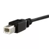 StarTech.com 3 ft καλώδιο USB Panel Mount B σε B - F/M, 0,91 m, USB B, USB B, USB 2.0, 0,48 Gbit/s, μαύρο