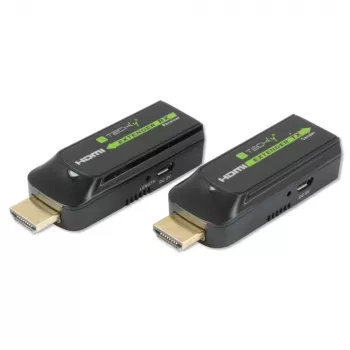 Techly IDATA EXT-E70S Επέκταση AV πομπός & δέκτης AV μαύρο