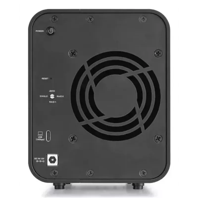 TerraMaster D2-320 Συστοιχία δίσκων, 2 δίσκοι, HDD SSD, συμπαγές, Desktop
