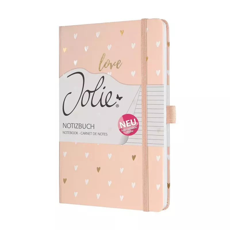 Sigel Jolie Rose Love JN335 σημειωματάριο, σκληρό εξώφυλλο, με ανάγλυφο και θερμοτυπία φύλλου