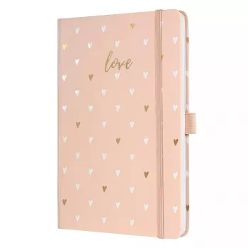 Sigel Jolie Rose Love JN335 σημειωματάριο, σκληρό εξώφυλλο, με ανάγλυφο και θερμοτυπία φύλλου