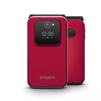 Emporia JOY 7,11 cm (2,8 ίντσες) 113 g μαύρο, κόκκινο κινητό για αρχάριους