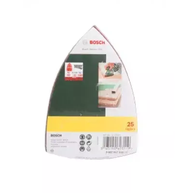 Bosch 2607017112 25 τεμ. Φύλλο λείανσης