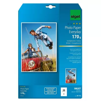 Χαρτί Εκτύπωσης A4 Sigel IP713 Gloss 20 Φύλλα Λευκό