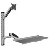 Techly ICA-PLW 02 Βάση Οθόνης / Βάση Στήριξης 68,6 cm (27 ίντσες) Τοίχος Ασημί