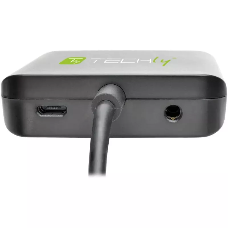 Techly Εξαγωγέας ήχου HDMI Stereo/Ήχος 5.1 καναλιών 4K 3D IDATA HDMI-VGA8