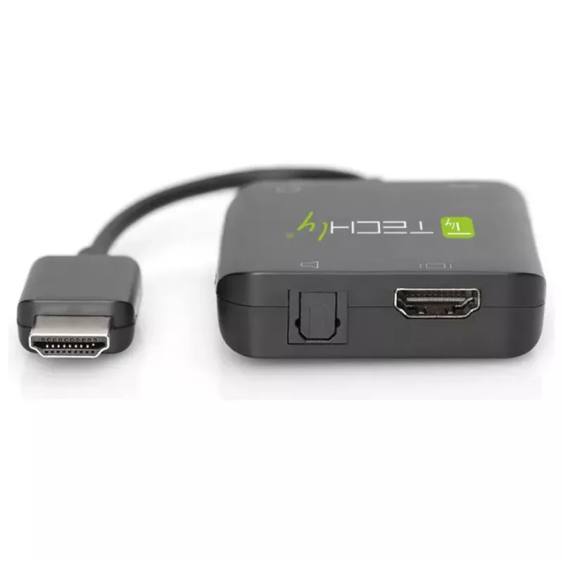 Techly Εξαγωγέας ήχου HDMI Stereo/Ήχος 5.1 καναλιών 4K 3D IDATA HDMI-VGA8