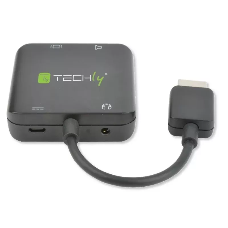 Techly Εξαγωγέας ήχου HDMI Stereo/Ήχος 5.1 καναλιών 4K 3D IDATA HDMI-VGA8