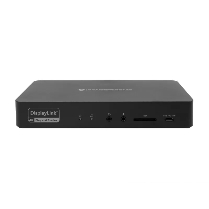 Conceptronic DONN31B 17-in-1 DisplayLink Σταθμός σύνδεσης USB 3.2 Gen 2