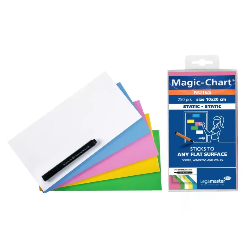 Magic-Chart Σημειωματάριο Legamaster 10x20cm ασορτί 250 τεμ.