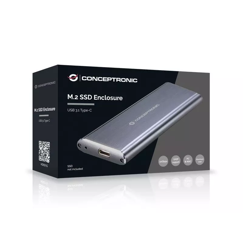 Conceptronic Θήκη SSD M.2 USB 3.1 Type-C