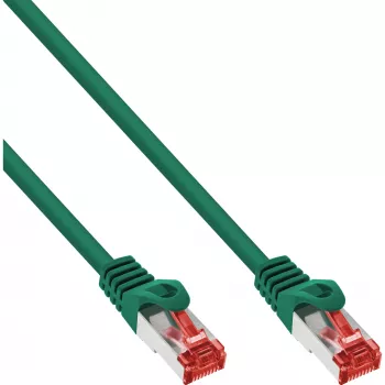 InLine 30 τεμ. Bulk-Pack καλώδιο patch S/FTP PiMF Cat.6 PVC χαλκός πράσινο 3m