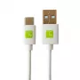 Techly ICOC MUSB20-CMAM20TW Καλώδιο USB USB 2.0 2 m USB A USB C Λευκό