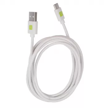 Techly ICOC MUSB20-CMAM20TW Καλώδιο USB USB 2.0 2 m USB A USB C Λευκό