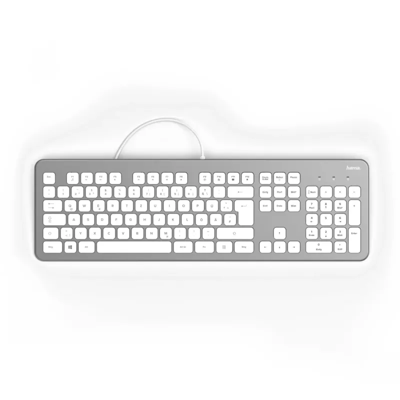 Hama KC-700 Πληκτρολόγιο, USB, QWERTZ Γερμανικό, Μαύρο (00182651)