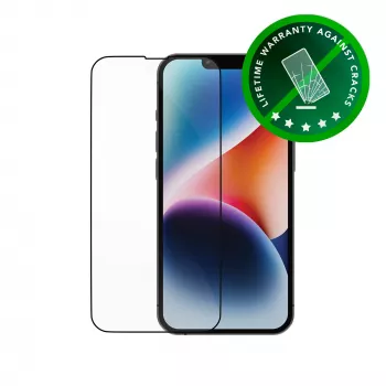 dbramante1928 Eco-Shield iPhone 13 13 Pro 14 Μαύρο Άκρη Σκόνη Ανθεκτική στις γρατσουνιές Προστασία οθόνης από σκληρυμένο γυαλί