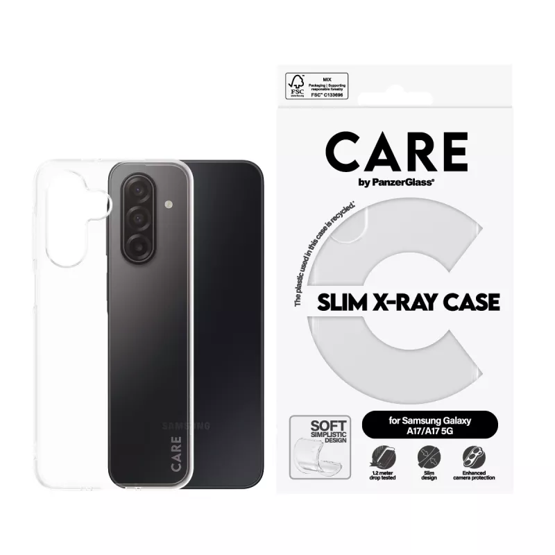 Θήκη προστασίας PanzerGlass CARE Transparent X-Ray Soft Basic για Samsung Galaxy (Μοντέλο CR73372)