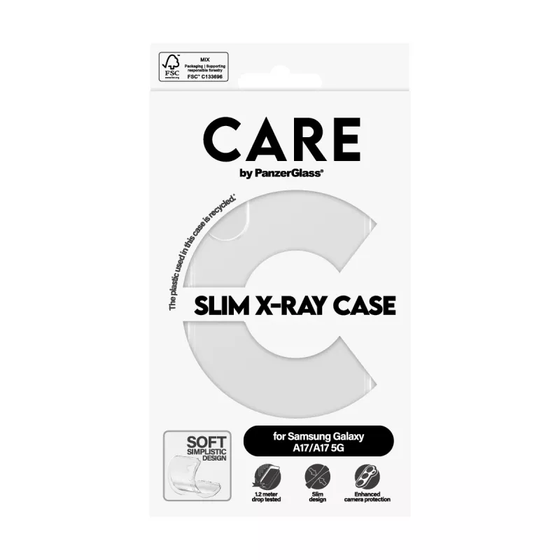 Θήκη προστασίας PanzerGlass CARE Transparent X-Ray Soft Basic για Samsung Galaxy (Μοντέλο CR73372)