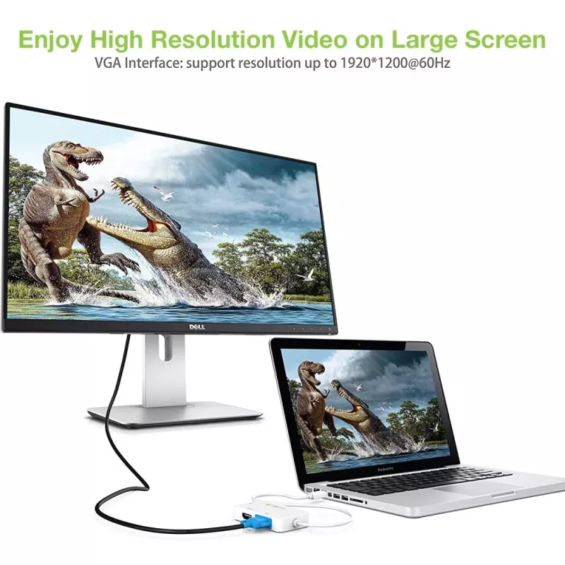 Techly Αντάπτορας 3 σε 1 Mini DisplayPort (Thunderbolt) σε HDMI / DVI / VGA IADAP MDP-COMBOF12