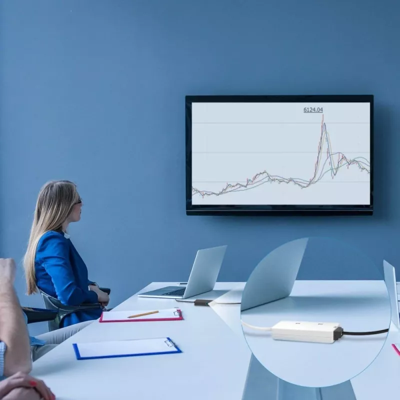 Techly Αντάπτορας 3 σε 1 Mini DisplayPort (Thunderbolt) σε HDMI / DVI / VGA IADAP MDP-COMBOF12