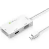 Techly Αντάπτορας 3 σε 1 Mini DisplayPort (Thunderbolt) σε HDMI / DVI / VGA IADAP MDP-COMBOF12