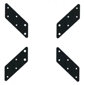 Techly Καθολικός προσαρμογέας για VESA 200x200 έως 400x400 Μαύρο ICA-LCD G11A