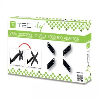 Techly Καθολικός προσαρμογέας για VESA 200x200 έως 400x400 Μαύρο ICA-LCD G11A