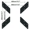 Techly Καθολικός προσαρμογέας για VESA 200x200 έως 400x400 Μαύρο ICA-LCD G11A